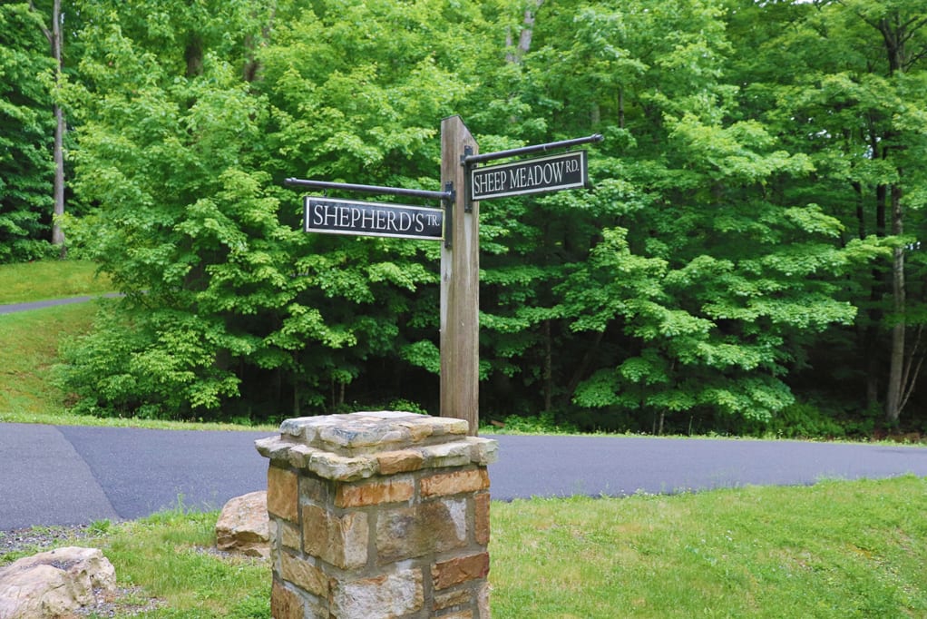 Sheep-Meadow-Signpost-REDUCED Signpost In Sheep Meadow Neighborhood